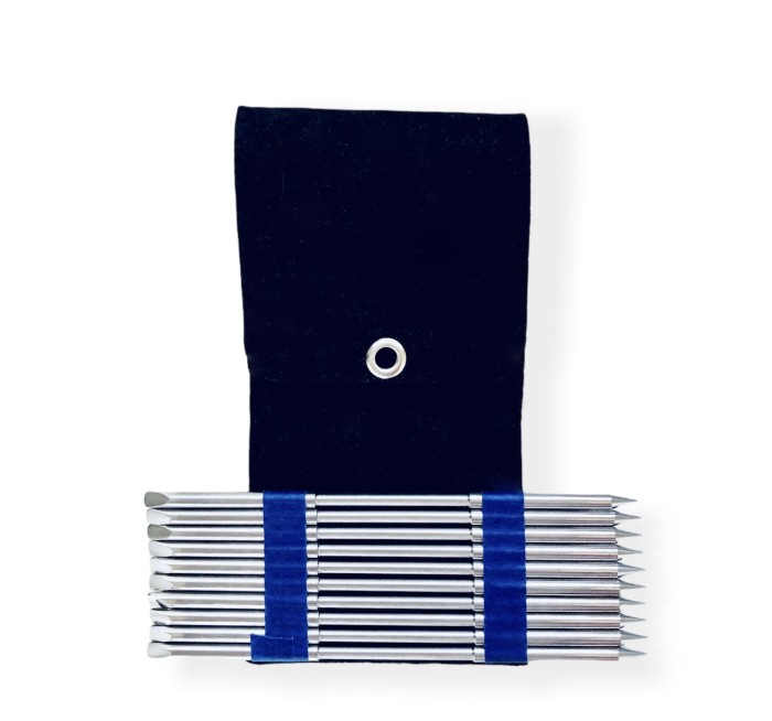 Zestaw klawików stalowych 10 szt. + ETUI