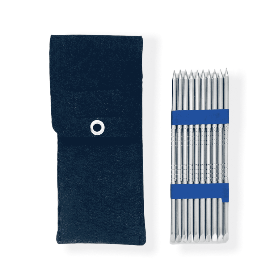 profesjonalny zestaw klawików stalowych PRO do gabinetu fizjoterapeuty