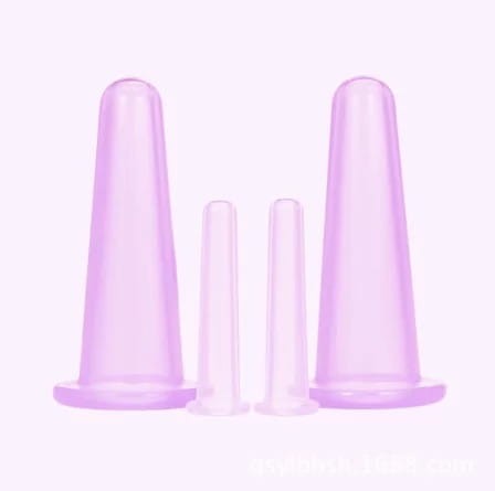 miękka silikonowa bańka do masażu twarzy mała