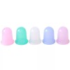 małe bańki silikonowe do masażu w kolorach biały, niebieski, fioletowy, różowy