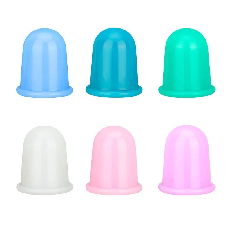 bańki silikonowe do masażu ciała w różnych kolorach