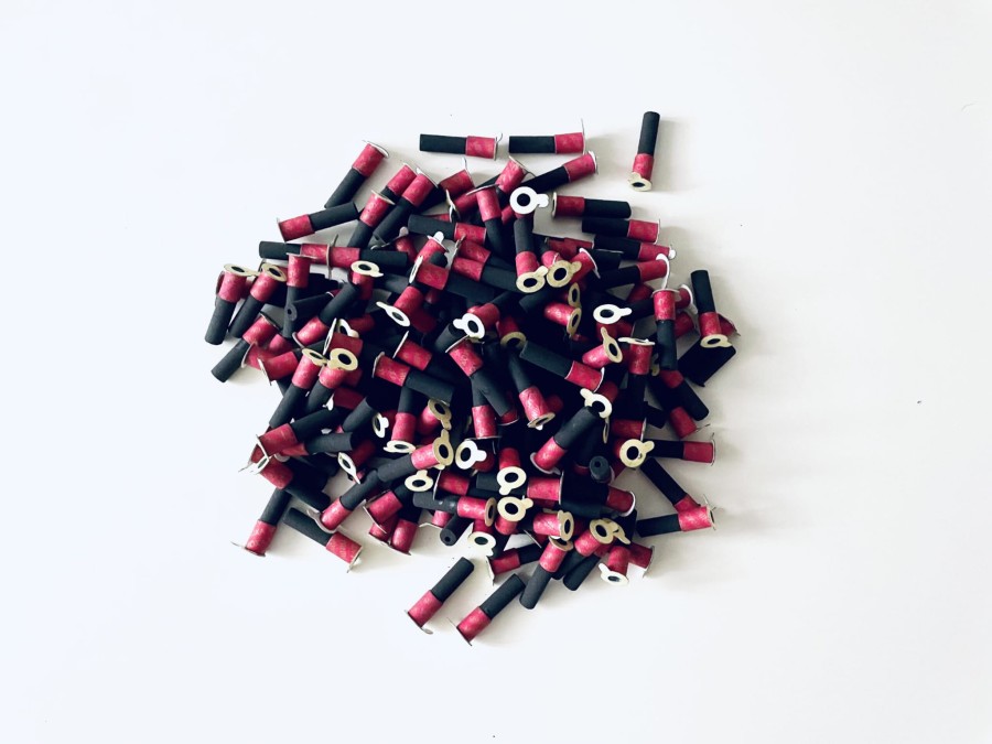 Mini moksa bezdymna na plasterku z podstawką 180 sztuk do moksoterapii punktów akupunkturowych