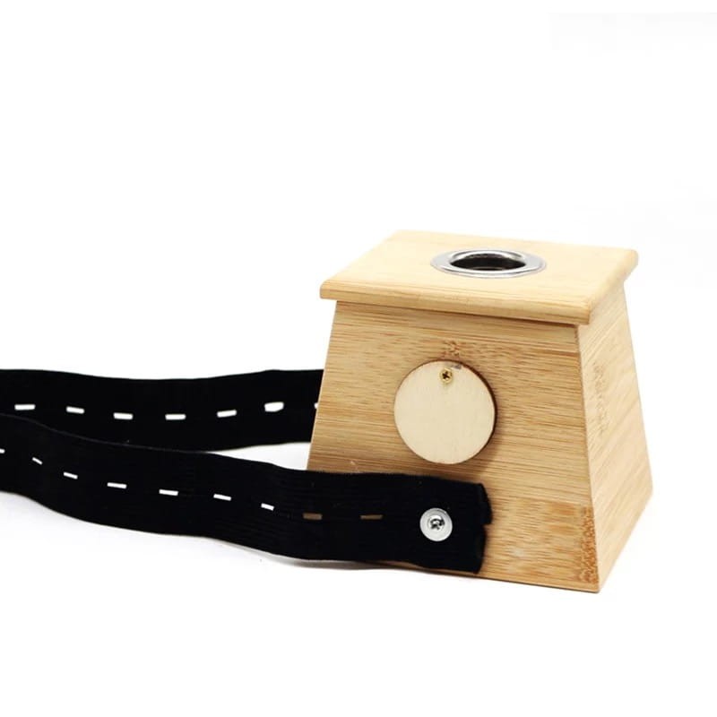 Bambusowy pojemnik na moksę do zabiegów moksoterapii