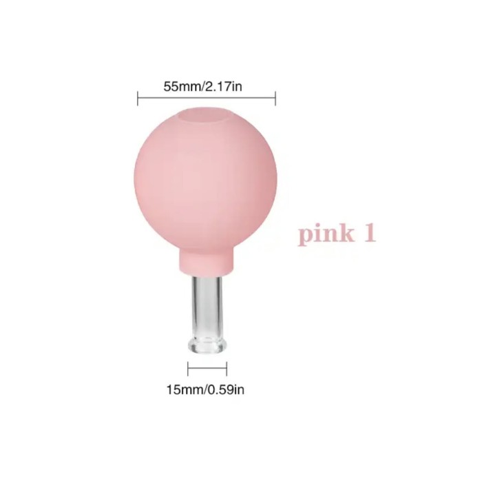 masaż twarzy bańką próżniową z gruszką