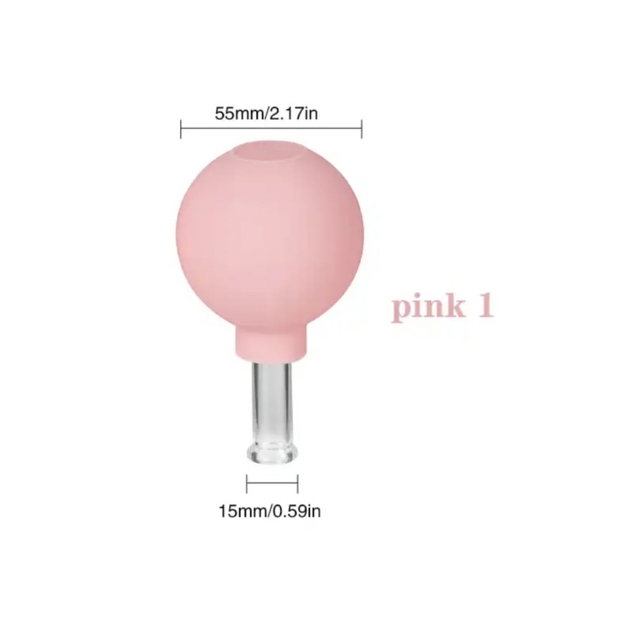 masaż twarzy bańką próżniową z gruszką