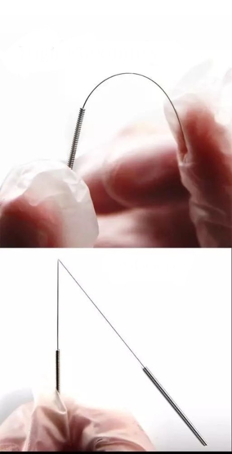 Igły do dry needling z posrebrzanym uchwytem sterylne