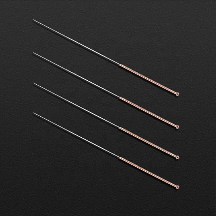 igły do akupunktury bez prowadnicy miedziany uchwyt