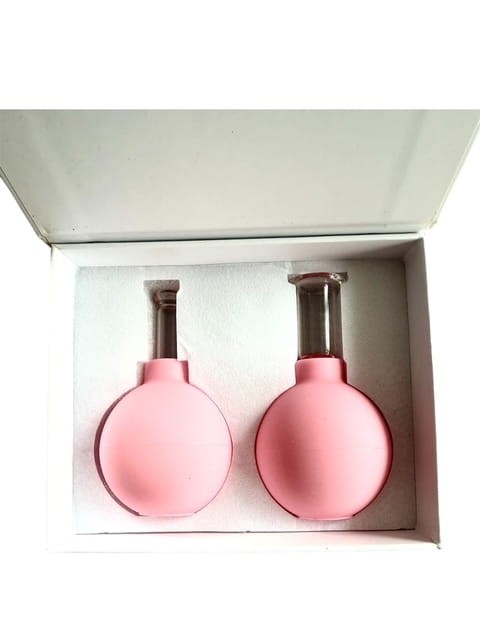 zestaw baniek próżniowych do masażu twarzy z gruszką