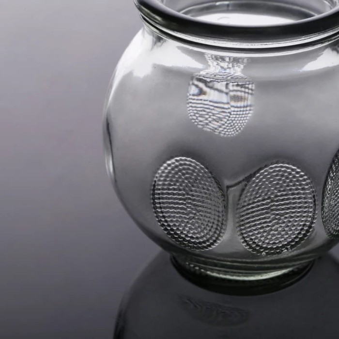 szklana bańka ogniowa o średnicy 46 mm – rozmiar 3