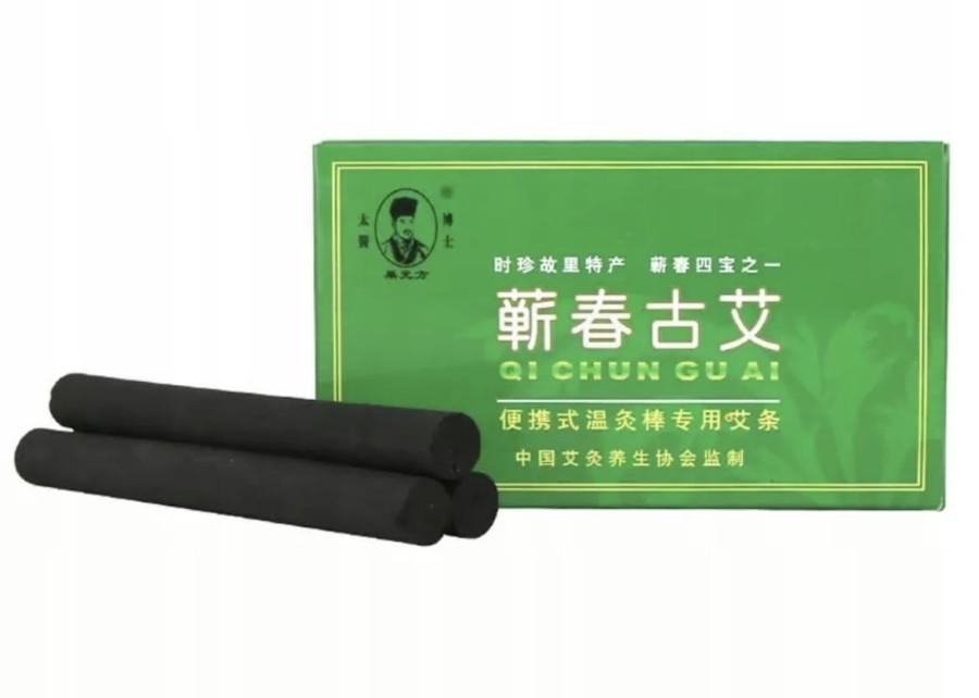 Moksa sprasowana bezdymna do akupunktury i moksoterapii