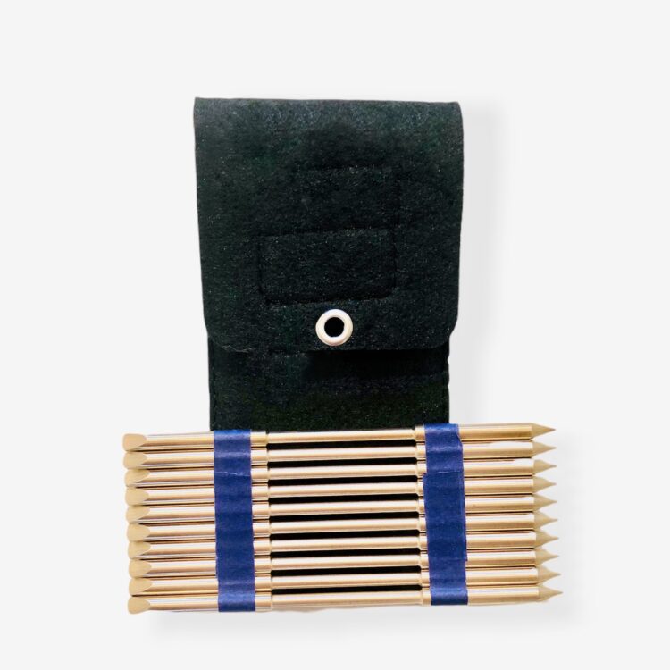 Zestaw klawików mosiężnych 10 szt. + ETUI