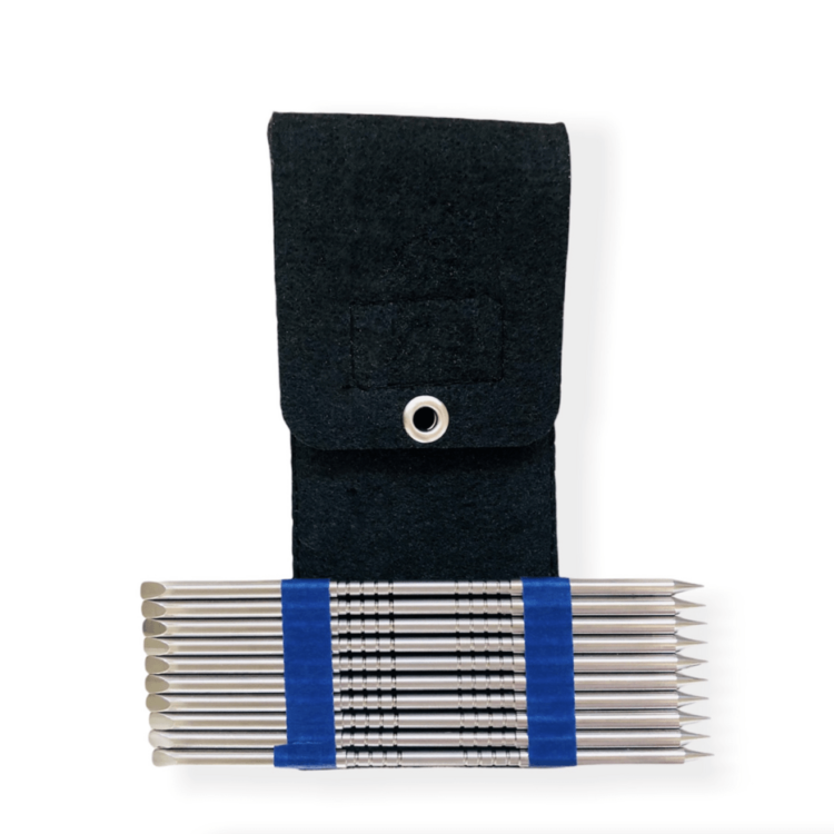 Zestaw klawików stalowych PRO 10 szt. + ETUI