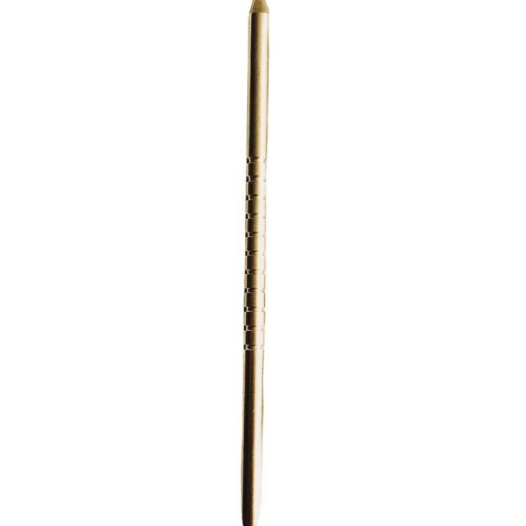 Pin mosiężny moletowany PRO