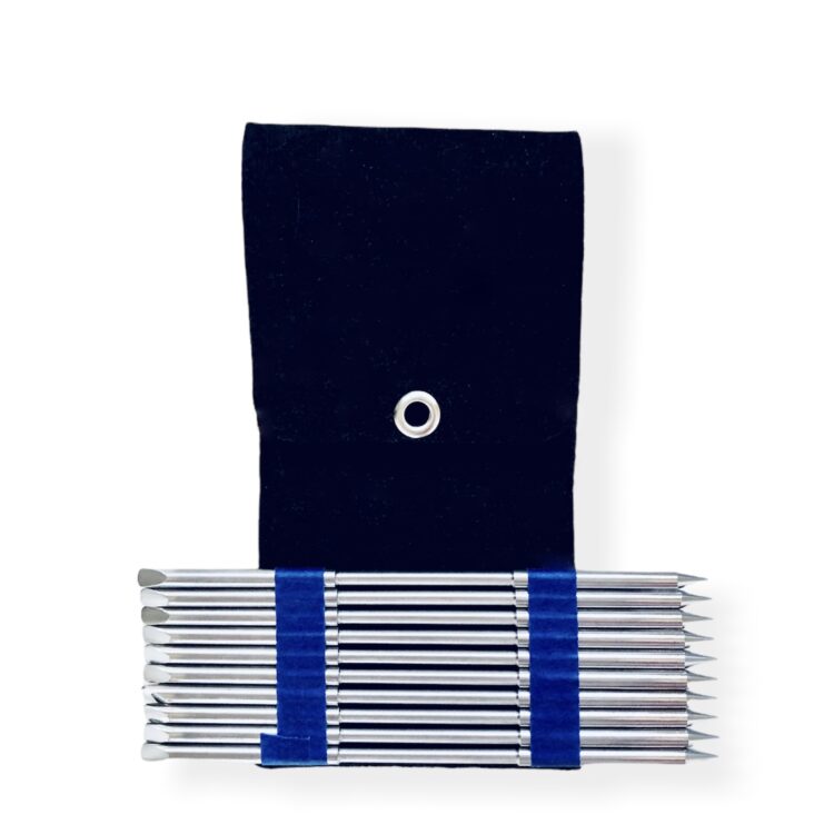 Zestaw klawików stalowych 10 szt. + ETUI