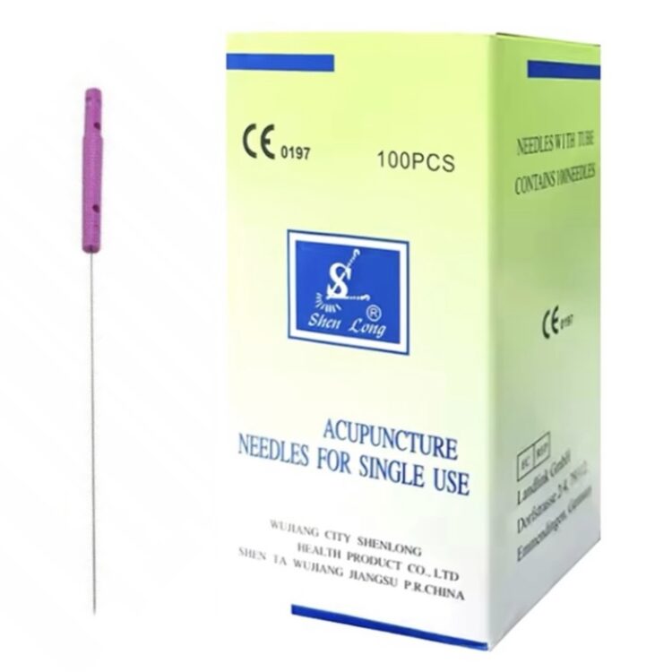 Igły do akupunktury z PLASTIKOWYM uchwytem 100 szt.
