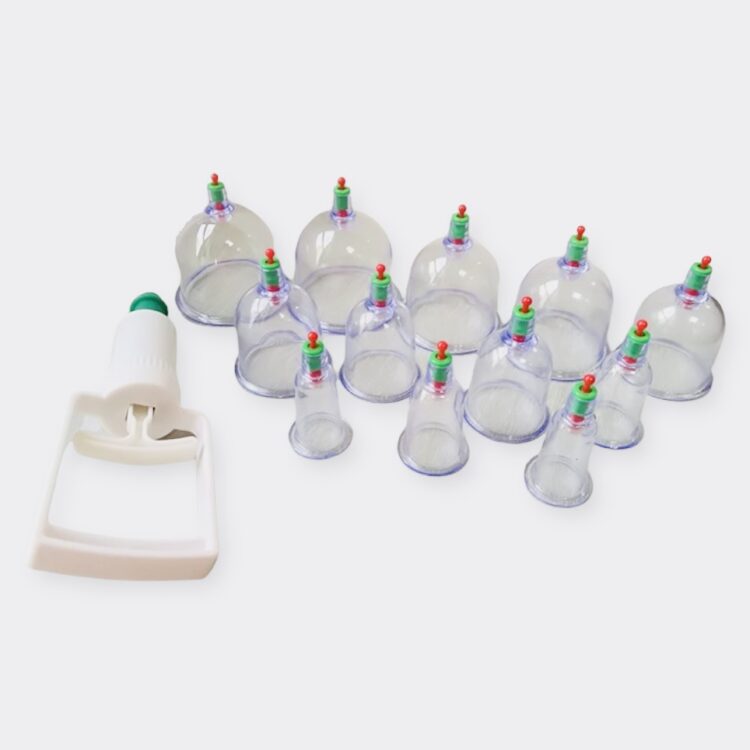 Bańki próżniowe z pompką 12 szt.