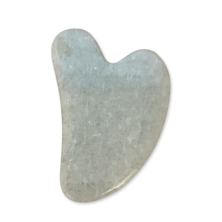 GUA SHA serce jadeit
