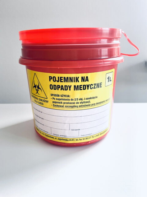 pojemnik na odpady 1l