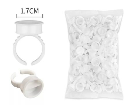 Pierścienie na pigment klej dwukomorowe 1,7 mm 25 szt.