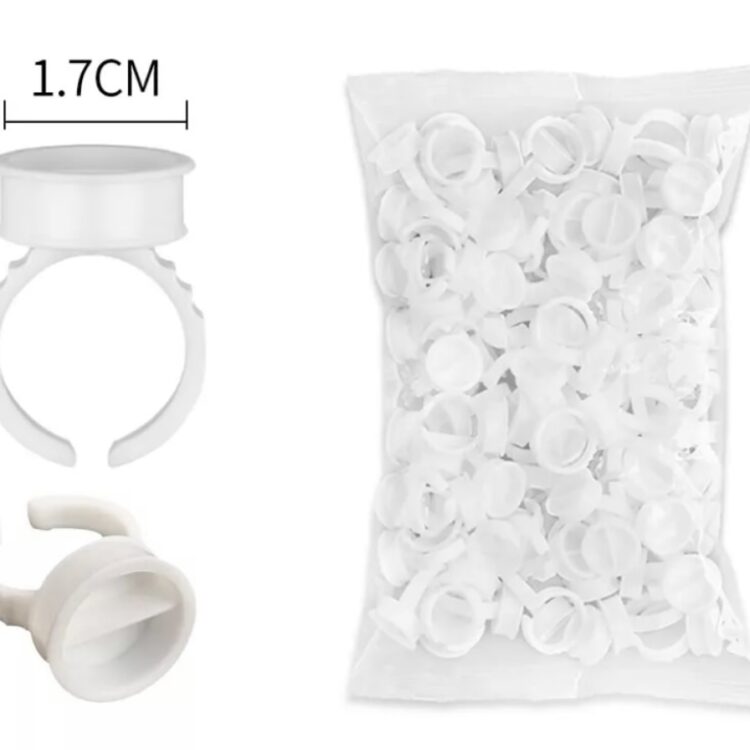 Pierścienie na pigment klej dwukomorowe 1,7 mm 25 szt.