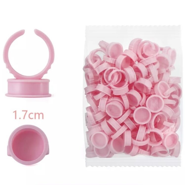 Pierścienie na pigment klej jednokomorowe 1,7 mm 25 szt.