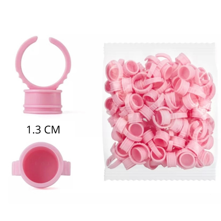 Pierścienie na pigment klej jednokomorowe 1,3 mm 25 szt.