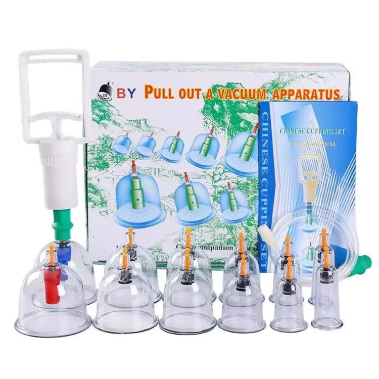 Bańki próżniowe z pompką 12 szt. + wężyk