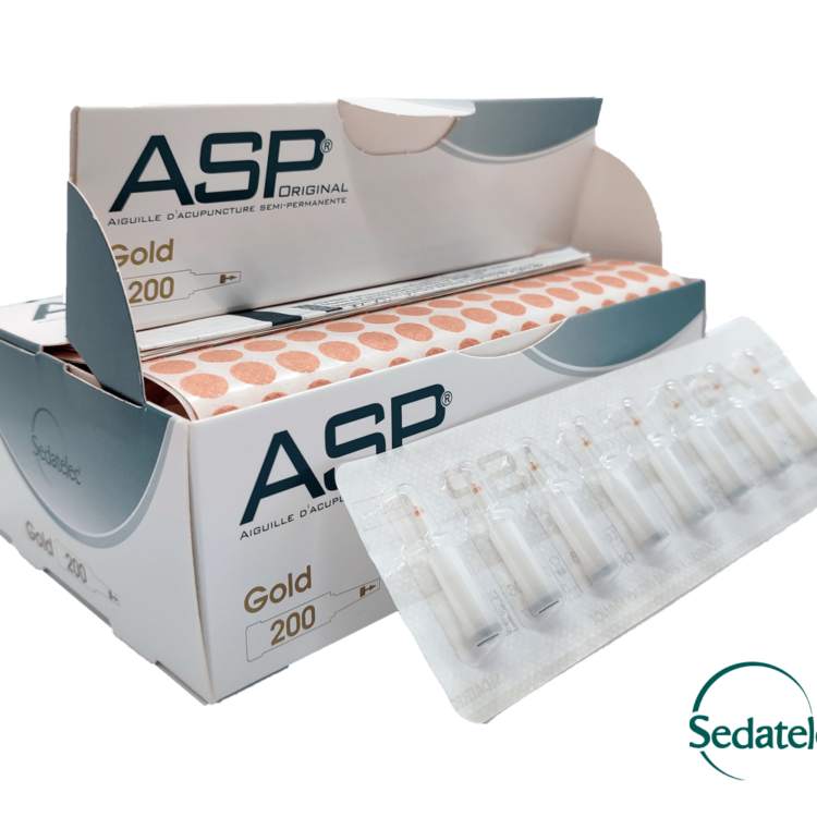 Igły do akupunktury ucha ASP GOLD 200 szt.