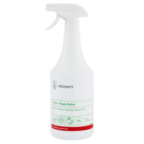 Velox Foam Extra Medisept, pianka do mycia i dezynfekcji powierzchni - butelka 1L