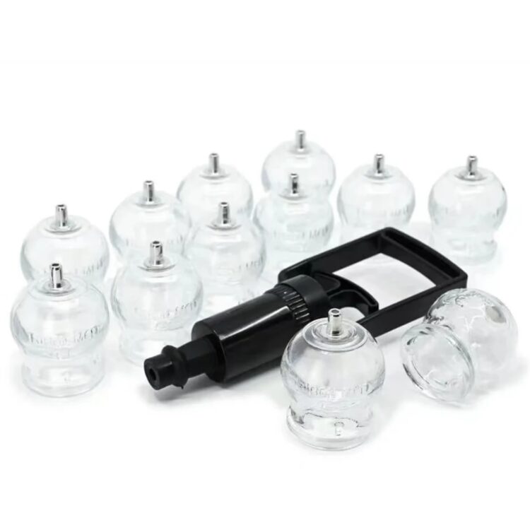 Bańki szklane bezogniowe zestaw 12 szt.