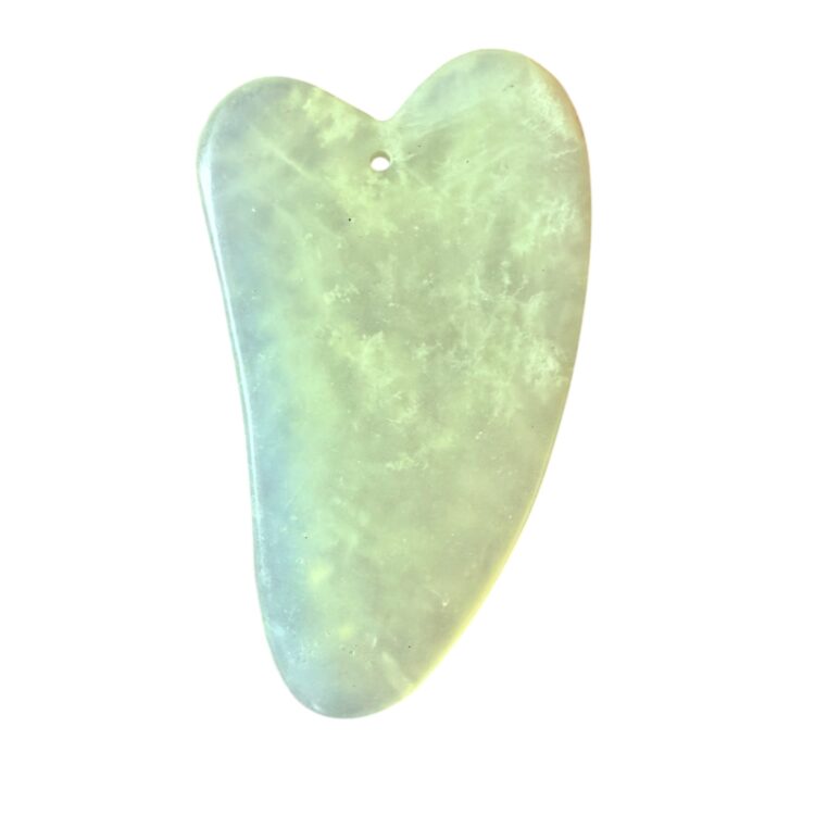 GUA SHA jadeit serce