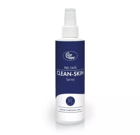 CureTape Pre-Taping Clean Skin – spray do oczyszczania skóry przed tejpowaniem (70% alkoholu)