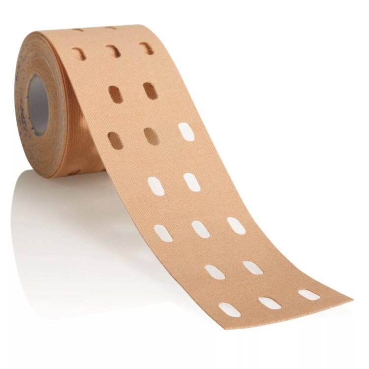 CureTape Punch 5 cm x 5 m – taśma kinesiotapingowa z efektem drenażowym